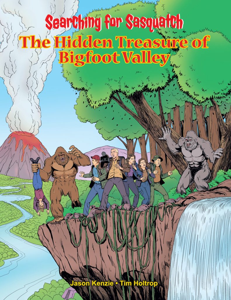 Cover image of the Searching for Sasquatch - The Hidden Treasure of Bigfoot Valley comic book